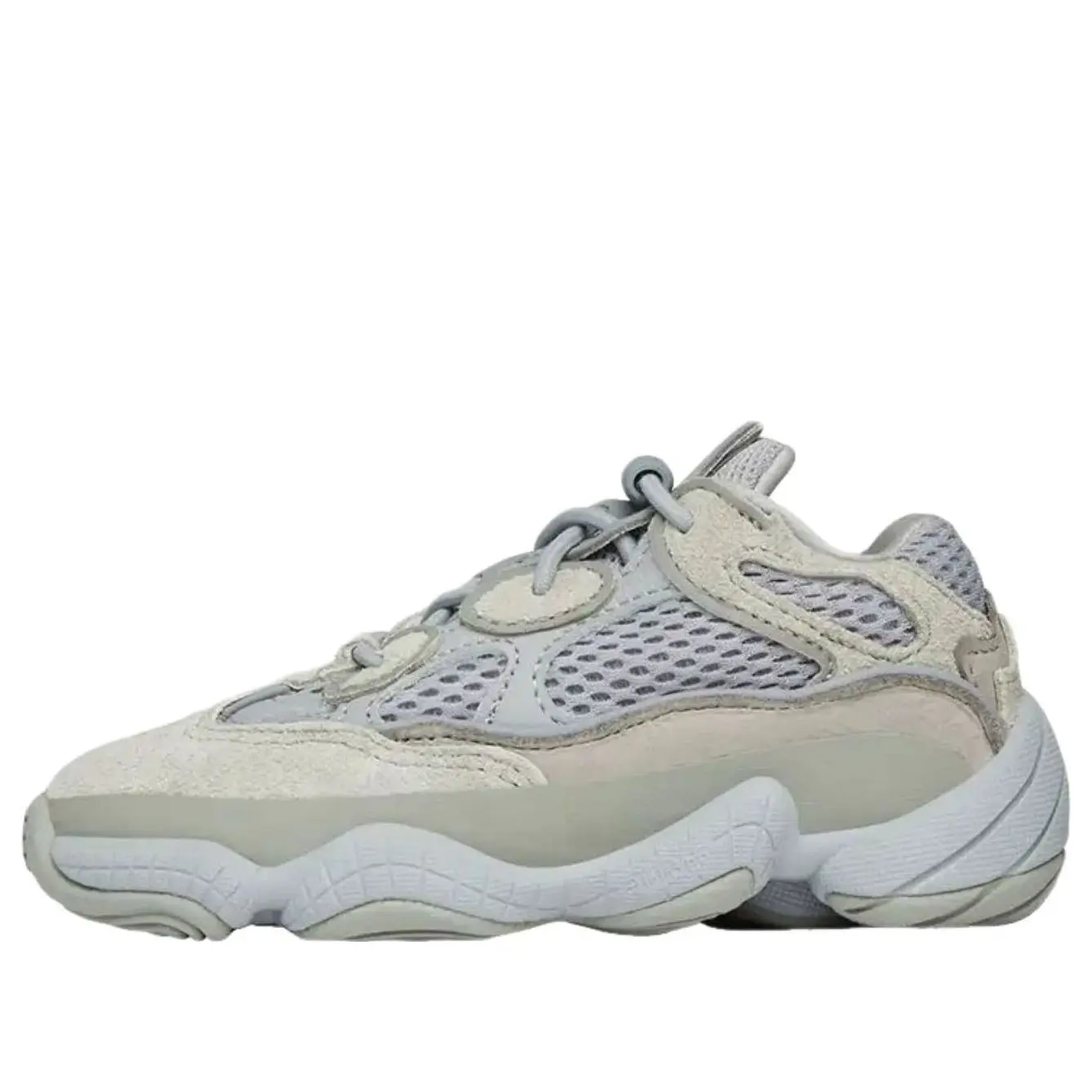 YEEZY 500 Stone Salt Boys' Casual Trendy Trainers, Comfortable Infant & PS Sneakers for Kids Ages 3-4 Years, Preschool Footwear, Shoes Sneakers, Everyday Ready