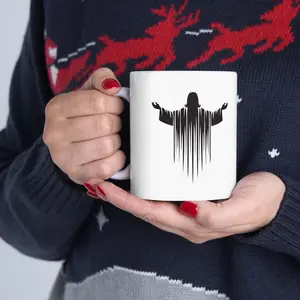 Jesus Has Risen Silhouette Mug