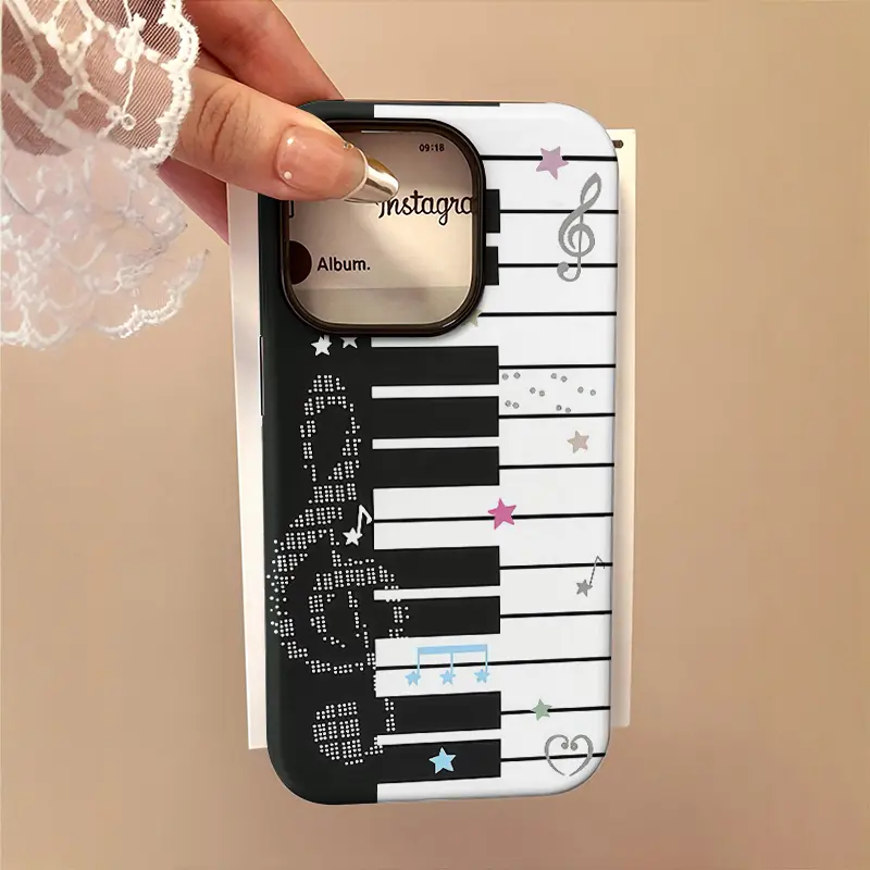 Musical note piano Suitable for Samsung S26 Galaxy Ultra iPhone 17 16, 15, 14, 13, 12, 11 Case Perfect Gift Smart Phone Case iPhone 16 pro max cases Anti fall protective cover
