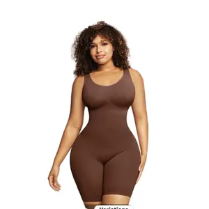 Wear Butt Lifting Wholesale Seamless Body Shaper in Brown Color Variation