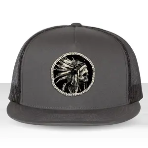 Indian Chief Skull: Tribal Legacy Trucker Hat