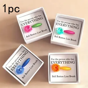 Funny Navel Brush Gift for Everyone, Women, Portable Soft Hair Plastic Cleaning Brush, 4 Colors Blue, Humorous Novelty Gift