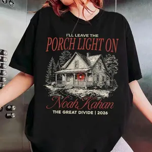 Porchlight Noah Kahan Unisex Cotton T-shirt, Sweatshirt, Hoodie