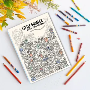 Cute Graffiti Line Art Coloring Book, Stress Relief Relaxation Tracing Workbook, Creative Drawing Book for Adults and Children