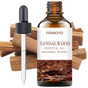 Premium Sandalwood Essential Oil Aromatherapy 100ML/3.4fl.oz, Therapeutic High Concentration Long-Lasting Scent, Woody Aroma, Suitable for Diffusers, Humidifiers, Candle Making