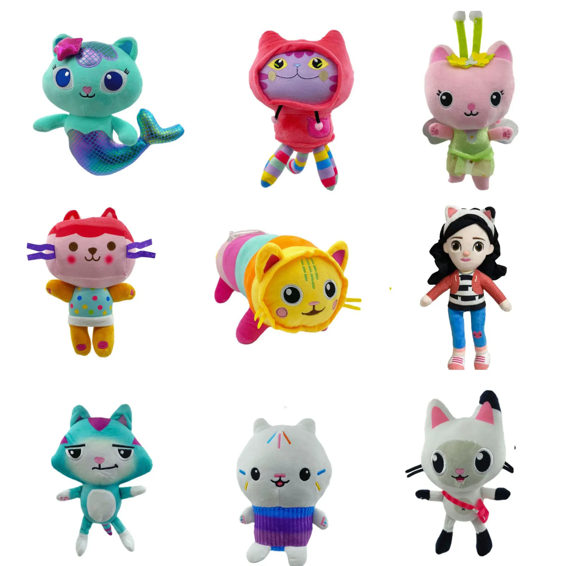 Cartoon Animal Plush Doll Ornaments - Soft, Stress-Relieving Home Decor Statues - Ideal Holiday, Birthday Gifts for Home Supplies Enthusiasts