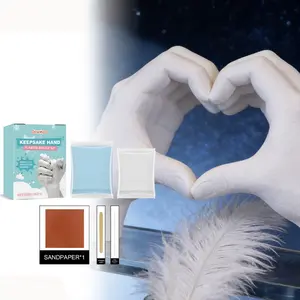 DIY Hand Mold Powder Set, Clone Powder 3D Model Handprint DIY Souvenir Toy Gift, Creative Handicraft Kit for Kids and Adults