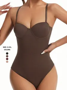 Fashionable Elegant Cup Design Shapewear Jumpsuit