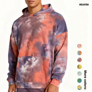Holafish Mens Tie Dye Hoodies Unisex Tie Dye Hooded Sweatshirt, Womens Casual Fashion Long Sleeve Hooded  Sweatshirt for Daily Holiday Outdoor Wear ,Fall Hoodies