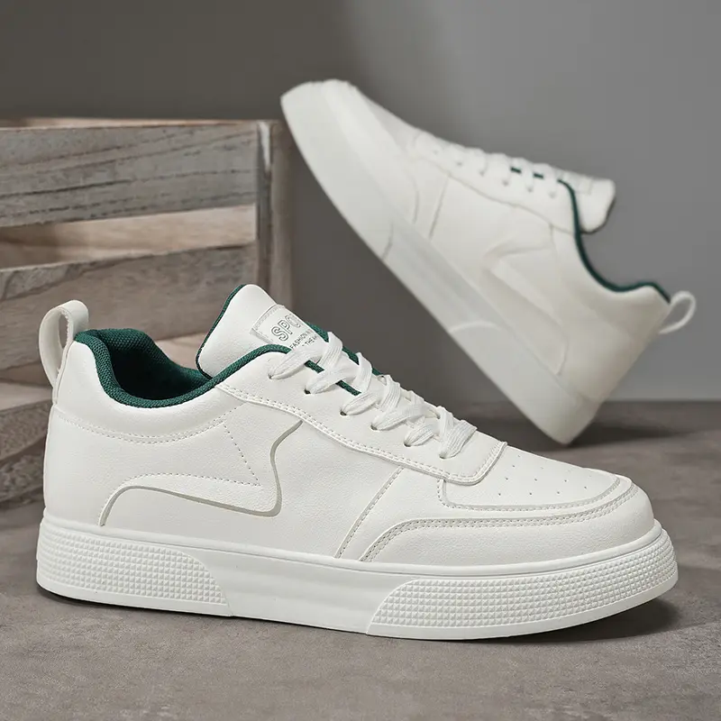 Men's Business Casual Sneakers | Waterproof PU Leather & Non-Slip PVC Sole | Perfect for Office Meetings & Daily Commutes | Lightweight Professional Walking Shoes