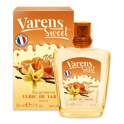 Ulric de Varens Sweet VANILLE CARAMEL Eau De Parfum for Women 1.7 Fl Oz - Notes of Vanilla, Coconut, Brown Sugar, Toffee