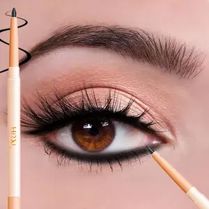 Waterproof Eyeliner Pencil, Long-Lasting Quick Dry Gel Pen, Sweatproof Oil-Control Fine Tip Liner for Precise Eye Makeup, Natural Gloss Finish, Glossy, Easy Apply, Safe for All Skin, Unisex Cosmetic for Daily Wear, Party, Xmas & Halloween Looks