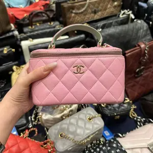 Pre-owned CHANEL FRANCE Shoulder Bags H1 Vanity Case (makeup bag/box bag) series cherry blossom pinkBZ0003