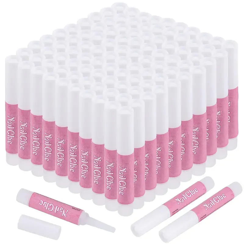 Nail Glue, Super Strong Nail Glue For Acrylic Nails Long Lasting Professional Nail Tip Glue For Press On Nails Bond For Acrylic Nails Adhesive Nail Glue For False Nail Tips 2g0.07OZPCS