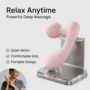 Deep Tissue Massage Gun for Muscle Recovery, Quiet Handheld Body Massager for Neck, Shoulder & Back Relief, Portable Percussion Massage Device for Home, Office & Travel Use