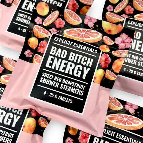 Bad Bitch Energy Shower Steamers, Soothing Fragrance Gift, Aroma Gift For Her Mini Spa Revive