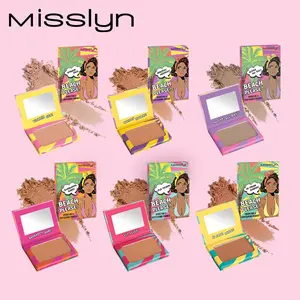 Long-lasting Bronzer & Highlighter Palette, Matte Bronzer, Pigmented Soft Powdery Texture Facial Bronzing Powder for Contouring, Lightweight, Smooth, Blendable, Makeup, Natural Bronzed Glow