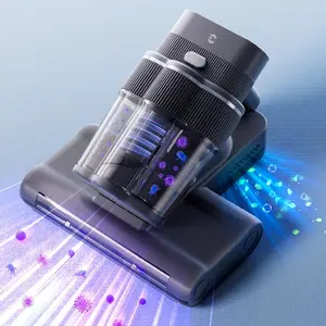 Mattress Vacuum Cleaner for Dust Mites Removal, Handheld Vacuum with UV-C Light & Safe-Temp 140℉ Heat & 20Kpa Powerful Suction & Triple-Cup & Aroma Tablet, Bed Vacuum Cleaner for Bed, Sofa, Couch, Carpet, Pet