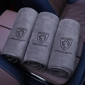 Microfiber Car Wash Towel Cleaning Drying Cloth For Peugeot 408 4008 308 3008 Rifter 5008 508 2008 208 RCZ 407 Auto Accessories Microfiber Cleaning Cloths