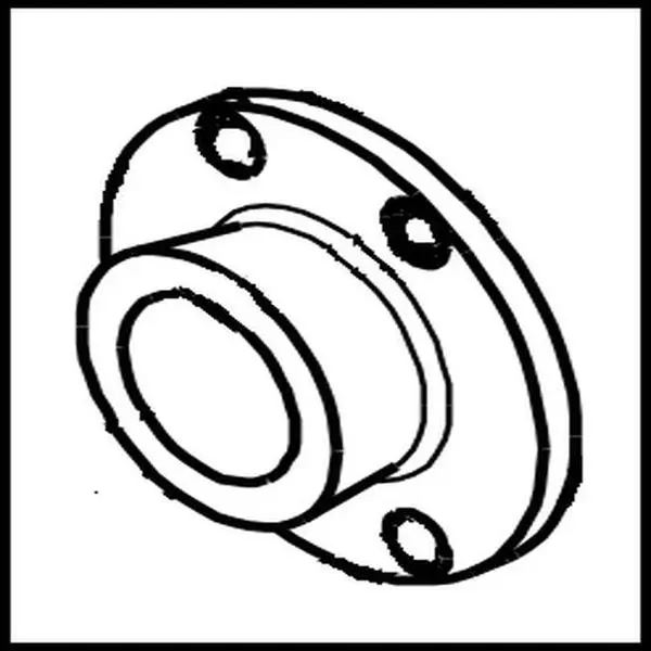 Newport Brass 11817 Mounting Flange For 2500 Series