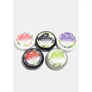 AOA Studio Gentle Acetone-Free Nail Polish Remover Pads - 30 Pads Set, China-Made Nail Art Remover for Nail Care Needs
