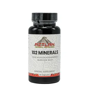 102 Minerals with Inulin Capsules – Complete Mineral Support & Digestive Health Supplement