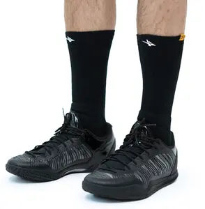 SPO Pro Basketball Training Sports High Socks — Cushioned, No Sore Feet, Impact Protection, Compression & Moisture-Wicking Cool Dry Comfort | For Basketball, Running & Gym | Unisex Youth & Adults | White & All White & Black