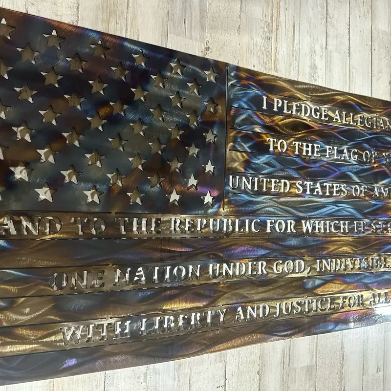 Heat Treat American Flags.