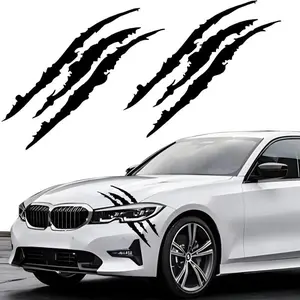Monster Claw Marks Car Sticker, Waterproof Modified Vinyl Decals for Cars Off-road Vehicles SUVs, Full Body Decorations, Gifts for Vehicle Modification Enthusiasts, Universal Car Sticker