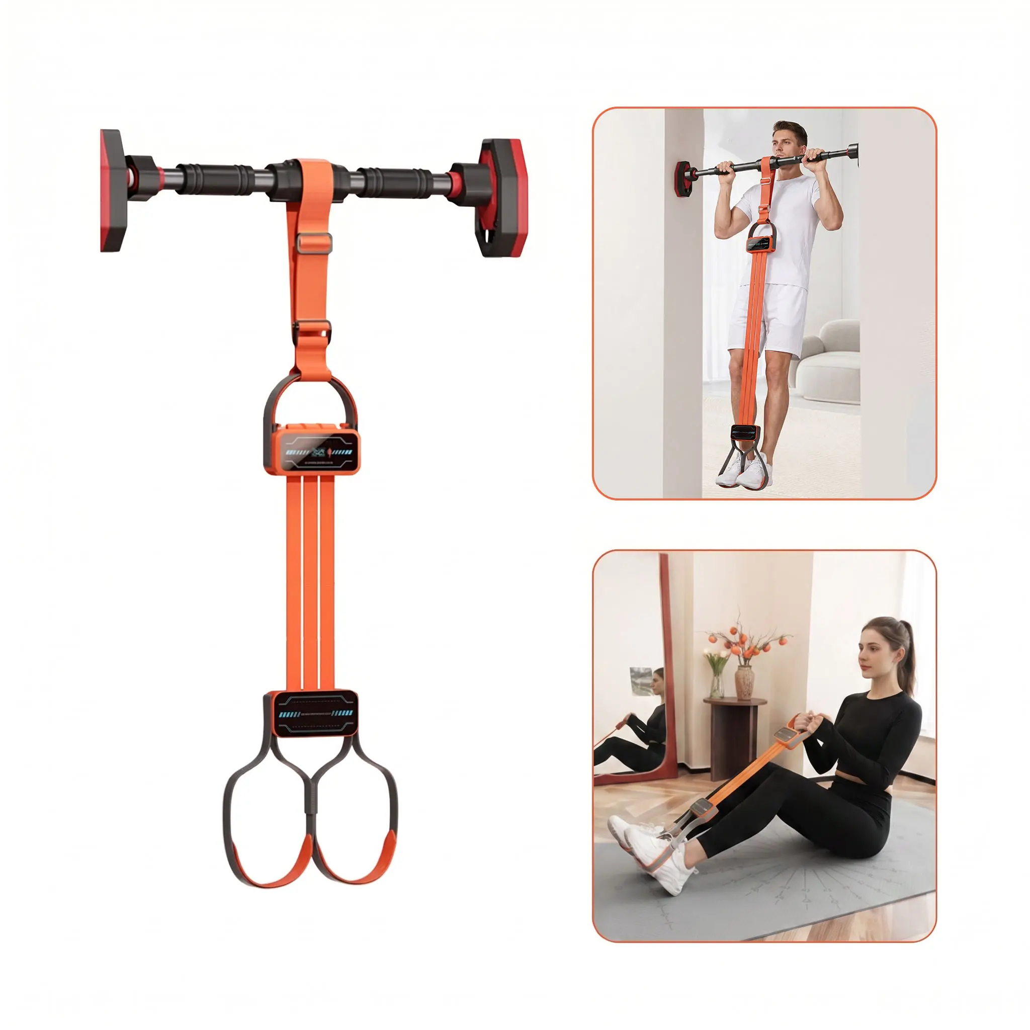 Thickened Pull Up Assistance Bands with Adjustable Elastic Resistance, Detachable & Versatile Design for Home Gym Equipment, Supports 330 lbs, Reinforced Detachable Structure, Thickened & Tear-Resistant Bands