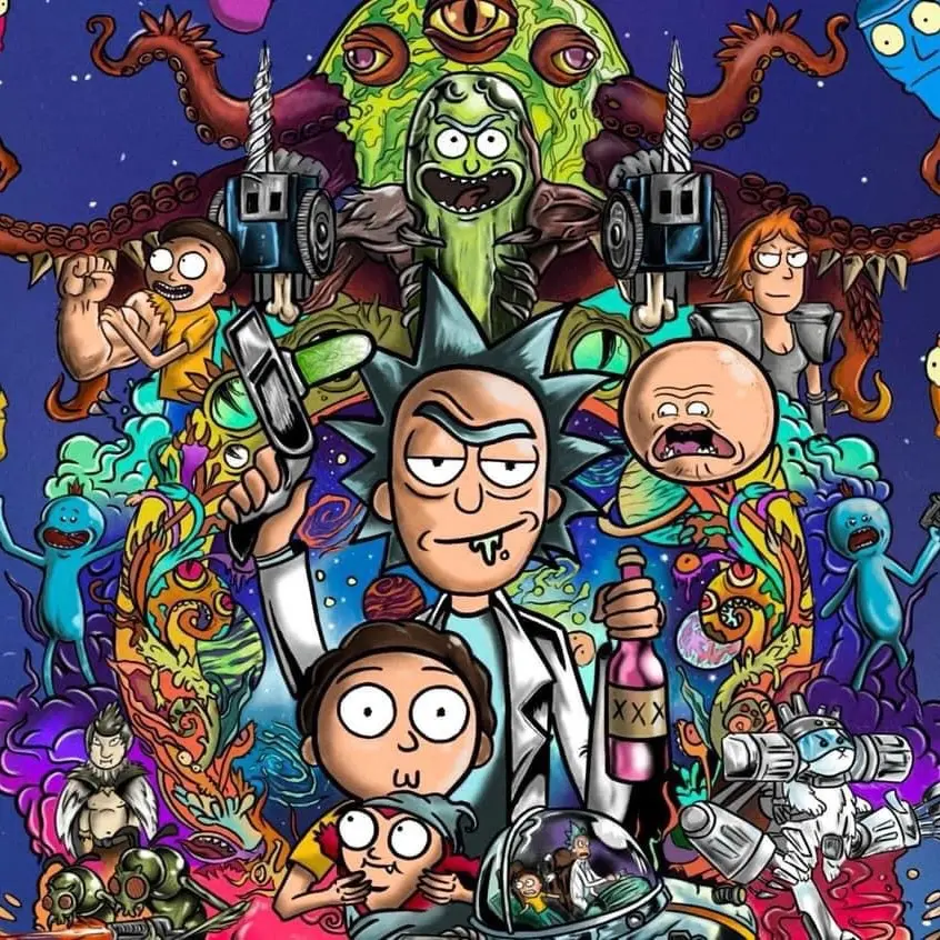 Ricky and Morty tumbler