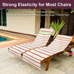 SUJAYU 6 Pack Cruise Chair Bands - Cruise Must Have