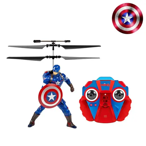 MARVEL Officially Licensed Avengers IR RC Helicopter 2CH Spider-Man Hulk Iron Man Captain America