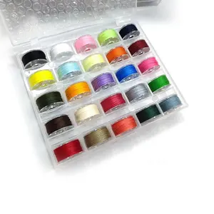25 Grid Sewing Thread Kit, 1 Box Colorful Sewing Machine Thread Set, Sewing Supplies for Home & Cloth Shop