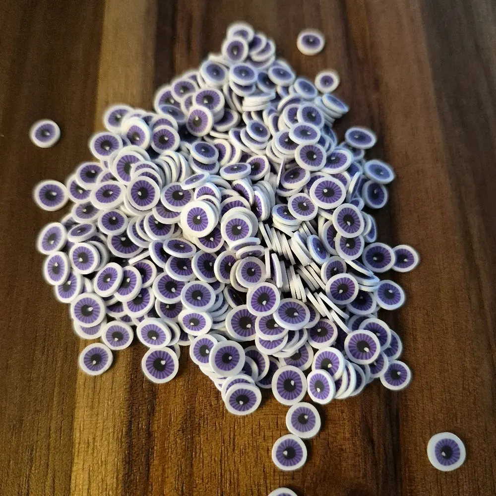 Eyeball Polymer Clay Pieces