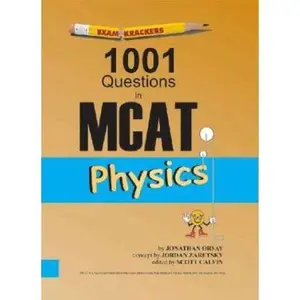 USED Book - Examkrackers: 1001 Questions in MCAT in Physics by Jonathan Orsay (Paperback) - english