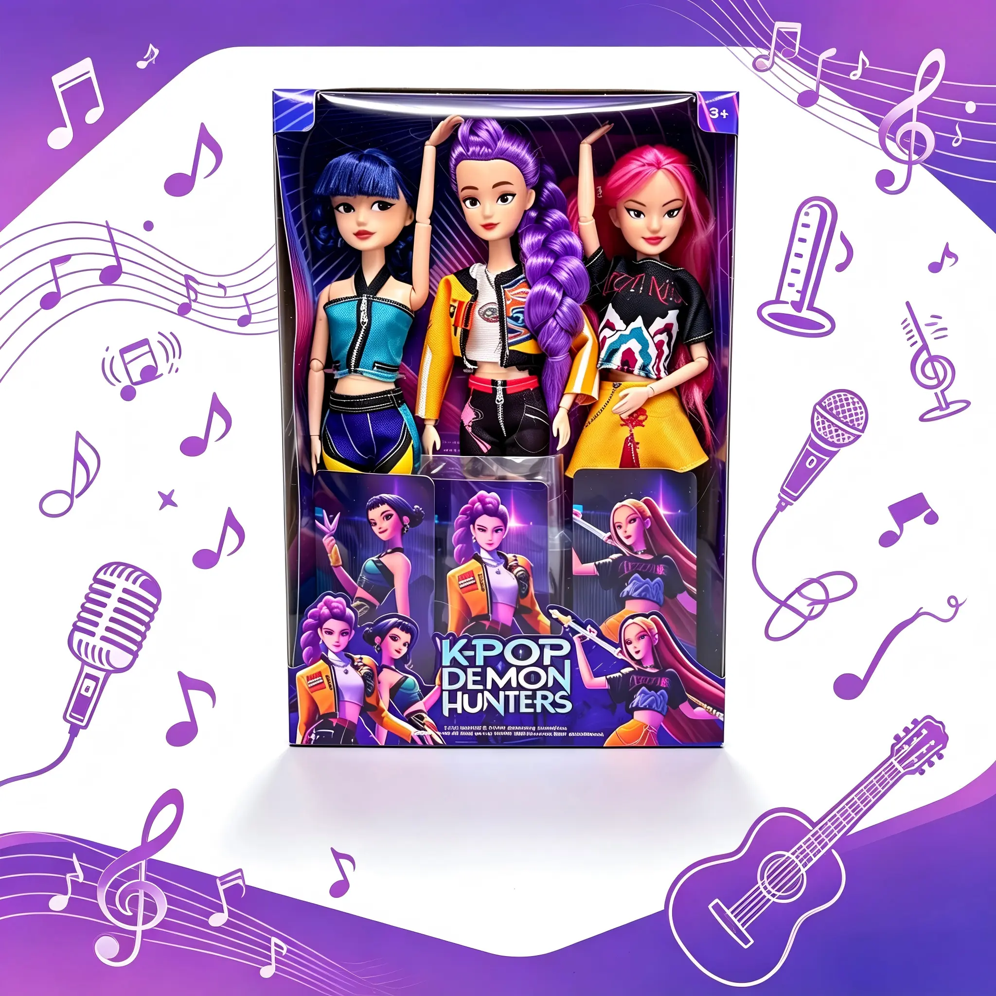 11.5 Inch Jointed Musical Theme Dress Up Doll With Instrument Accessories & Mix Outfits, Trendy Toy Perfect For Christmas, New Year & Kids Birthday Gift Presents