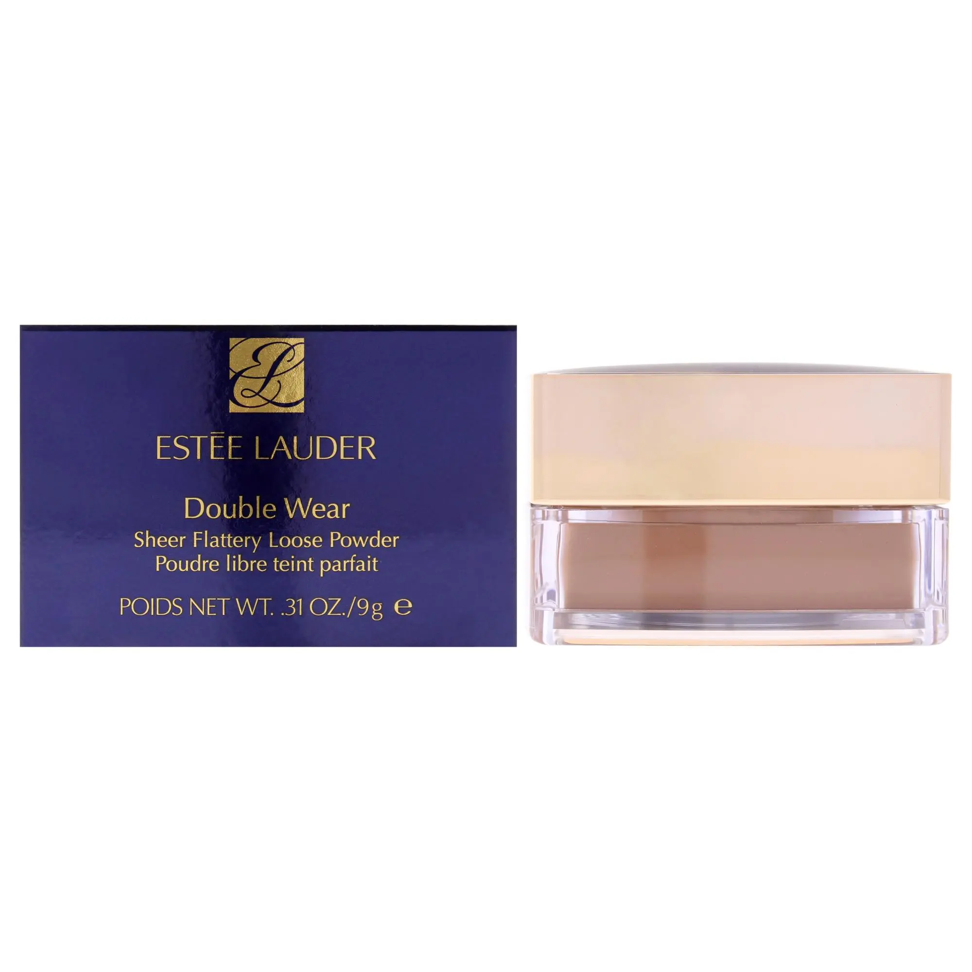 Estee Lauder Double Wear Sheer Flattery Loose Powder - Deep Matte, Flawless Lightweight Makeup for Women - 0.31oz Powder