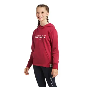 Ariat Girl's 3D Logo 2.0 Red Pullover Hoodie 10039224