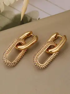 Women's Elegant Rhinestone Decorated Detachable Dangle Earrings, High Quality Earrings, 2025 New Style Exquisite Trendy Dangle Earrings, Dainty Fashion Jewelry for Women for Daily & Party Decoration