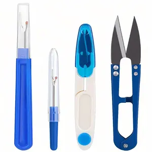 4pcs Sewing Ripper Kit, Including Colorful Sewing Thread Unpicker, Seam Ripper And Thread Cutter Scissor for Unpicking Stitches Sewing Tools Sewing Supplies