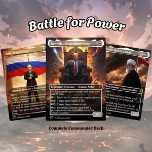MTG Proxy 100+ Commander Deck – Battle for Power Theme | Aggro Combat EDH Strategy Deck | High Damage Custom Build | Premium Print | Collector Gift