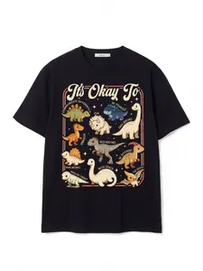 Comfort Colors Dinosaur Autism Acceptance T-Shirt, Neurodiversity Pride Tee