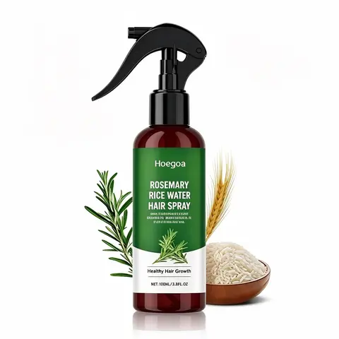 Nature Science Biotin-Infused Rice Water Rosemary Spray (100ml) with Peppermint Extracts, 100% Natural Hair Treatment, Gentle Cleanse, Smooth, Remoisturizing Scalp Care, Non-Greasy Fast-Absorbing Formula for Damaged Hair Growth