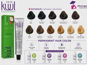 Kuul Color System Hair Dye - Natural Colors, Free Peroxide, Hair Care Product