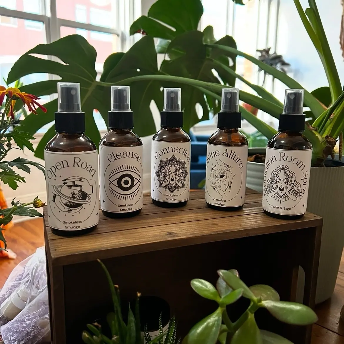 Cedar & Sage Organic Handcrafted Room Sprays - Natural Aromatherapy