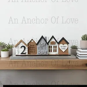 Personalized family sign, Custom Standing House Decor, Farmhouse Decor, House warming, New family gift, Christmas gift, Mothers Day Gift