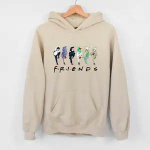 Jujutsu Kaisen Characters Friends Sweatshirt, Anime T-shirt Sweatshirt Hoodie Anime Lover Shirt, Manga Shirt, Anime Gift JJK Cotton Menswear