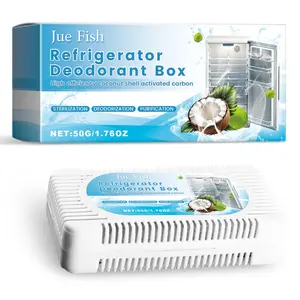 Fridge Deodorizer - Natural and Unscented Activated Charcoal Refrigerator Deodorizer and Odor Eliminator for Freezers, Coolers, and Lunch Boxes