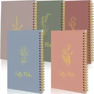 5 Pack  Lefty Handed Spiral Notebooks Aesthetic Notebook 11 x 9 Inches 160 Pages/ 80 Sheets Lefty Spiral Journal for Lefties Work Students School Office Supplies